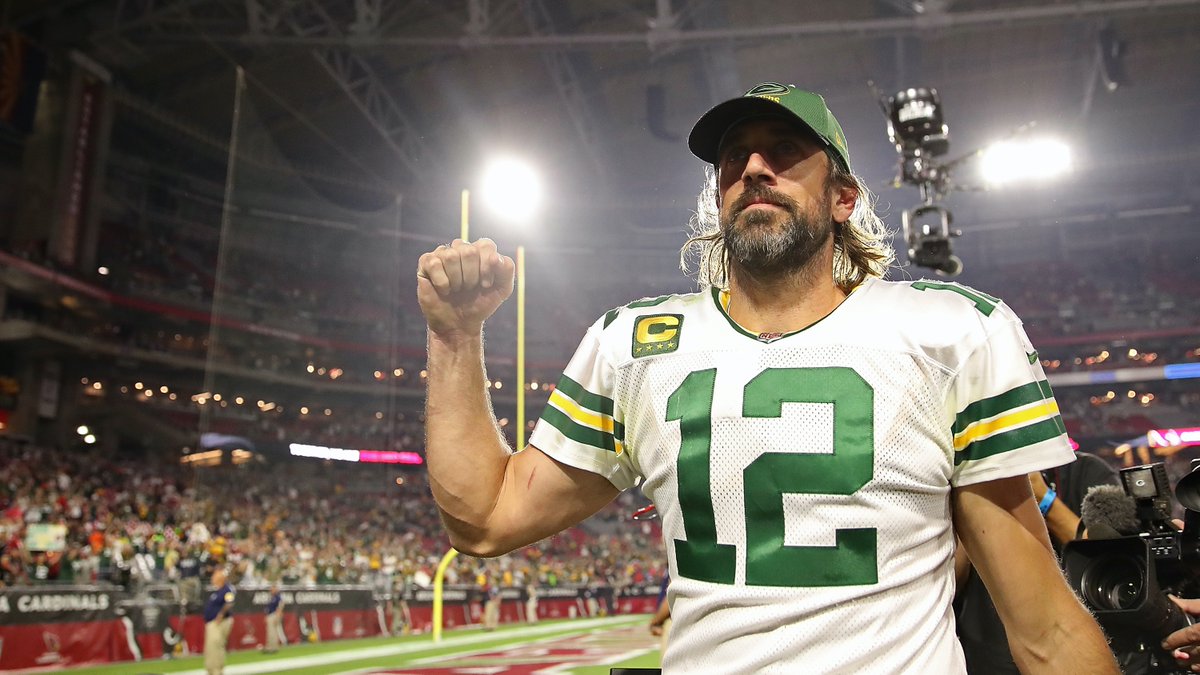 Highest Pass TD/INT ratio since 2018

Aaron Rodgers           8.13
Russell Wilson           4.21
Patrick Mahomes      4.09
Kirk Cousins               3.56
Tom Brady                  3.08

*min 40 starts