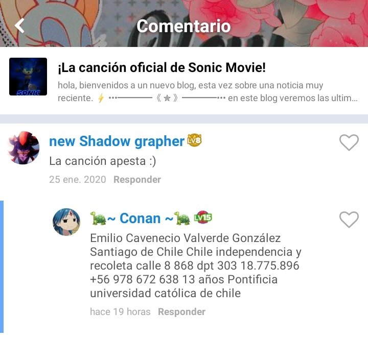Sonic Amino sin contexto (@contextosonamin) on Twitter photo 