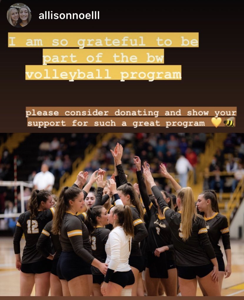 BW_wvolleyball's tweet photo. Freshman Allison Weiner is grateful for our program and all of its supporters! Thank you #BrownandGoldGives

Freshman Lauren Reid is grateful for all the support we received today and every day! #BrownandGoldGives

Link to donate: https://t.co/ocSLFmtHVo https://t.co/LT7AywOBEk