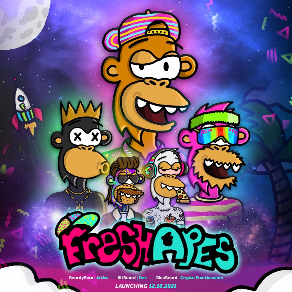 freshapesnft's tweet photo. 🎁#NFTGiveaway🎁

🍌 Fresh Apes ❌ #ChamFam 🦎collab

Win a @Chameleon_NFT and @freshapesnft 

For a chance to win :

 1⃣ Join:
https://t.co/7r46hzpCsd
+
https://t.co/YasMzDZonf
 2⃣ Follow @Chameleon_NFT, @freshapesnft 
 3⃣ RT+Tag 3

⭐Ends in 48h⭐️ https://t.co/IylYlRsUnJ