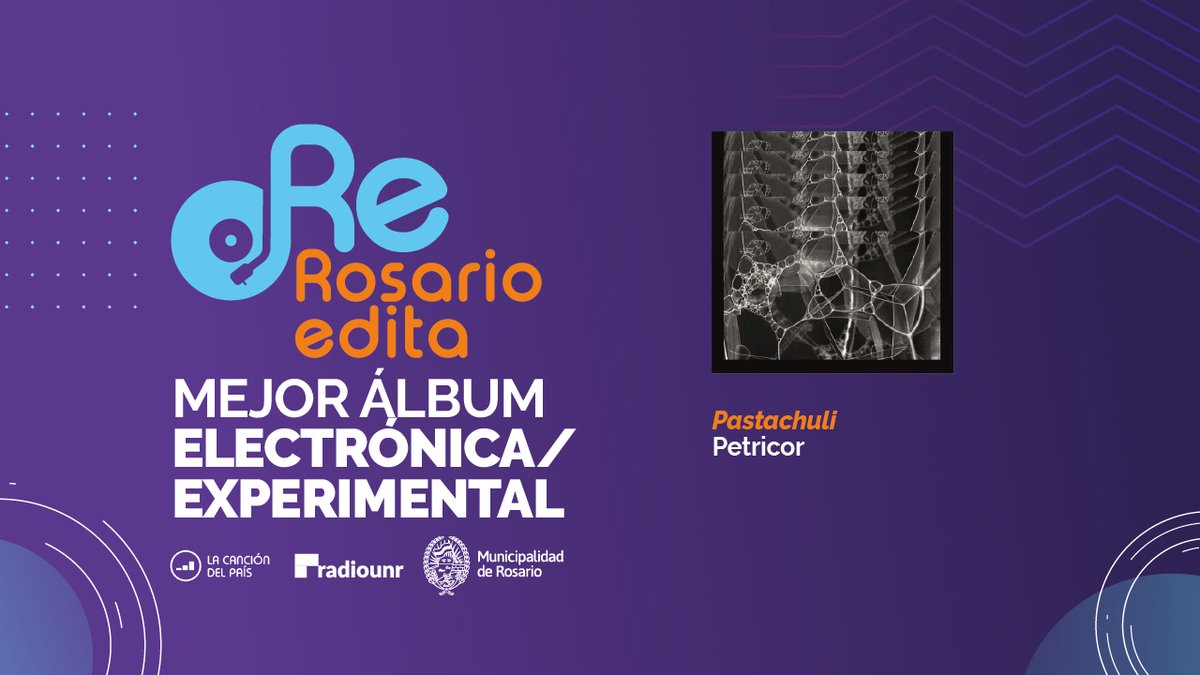 #RosarioEdita 2021!🏆✊💞⁣
¡Ya tenemos a la ganadora de la categoría Electrónica/experimental!⁣
El disco que se lleva el premio es Petricor, de <a href="/Pastachuli/">Pastachuli</a>👏👏👏⁣
¡Felicitaciones!✨