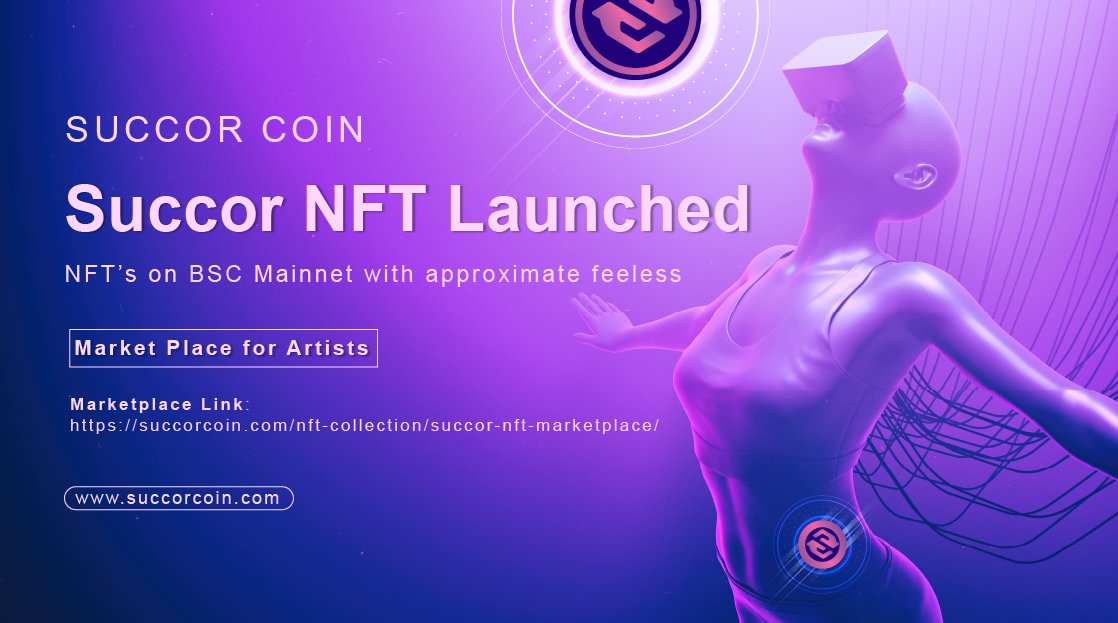 SuccorCoin's tweet image. Hello, Succor Coin Community.

We are very excited to announce that We have Successfully launched our Own NFT&apos;s Marketplace .

👇👇👇👇👇👇👇👇👇👇👇👇👇👇👇👇👇👇👇👇👇👇👇👇👇👇👇👇
succorcoin.com/nft-collection…
