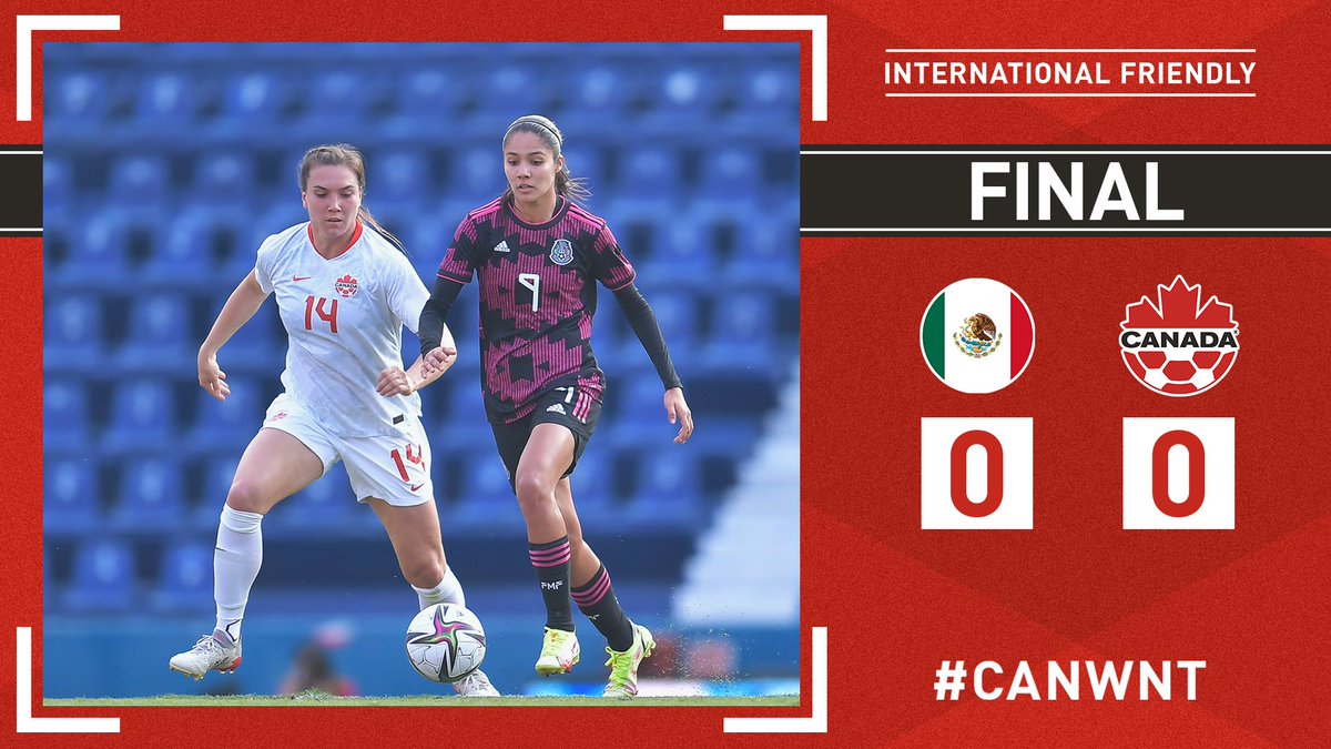 CanadaSoccerEN's tweet photo. FT from Mexico City

#CANWNT 🇨🇦 0:0 🇲🇽 MEX

Match Centre: https://t.co/lWmBRLBFBK https://t.co/lwjg1r7t3p