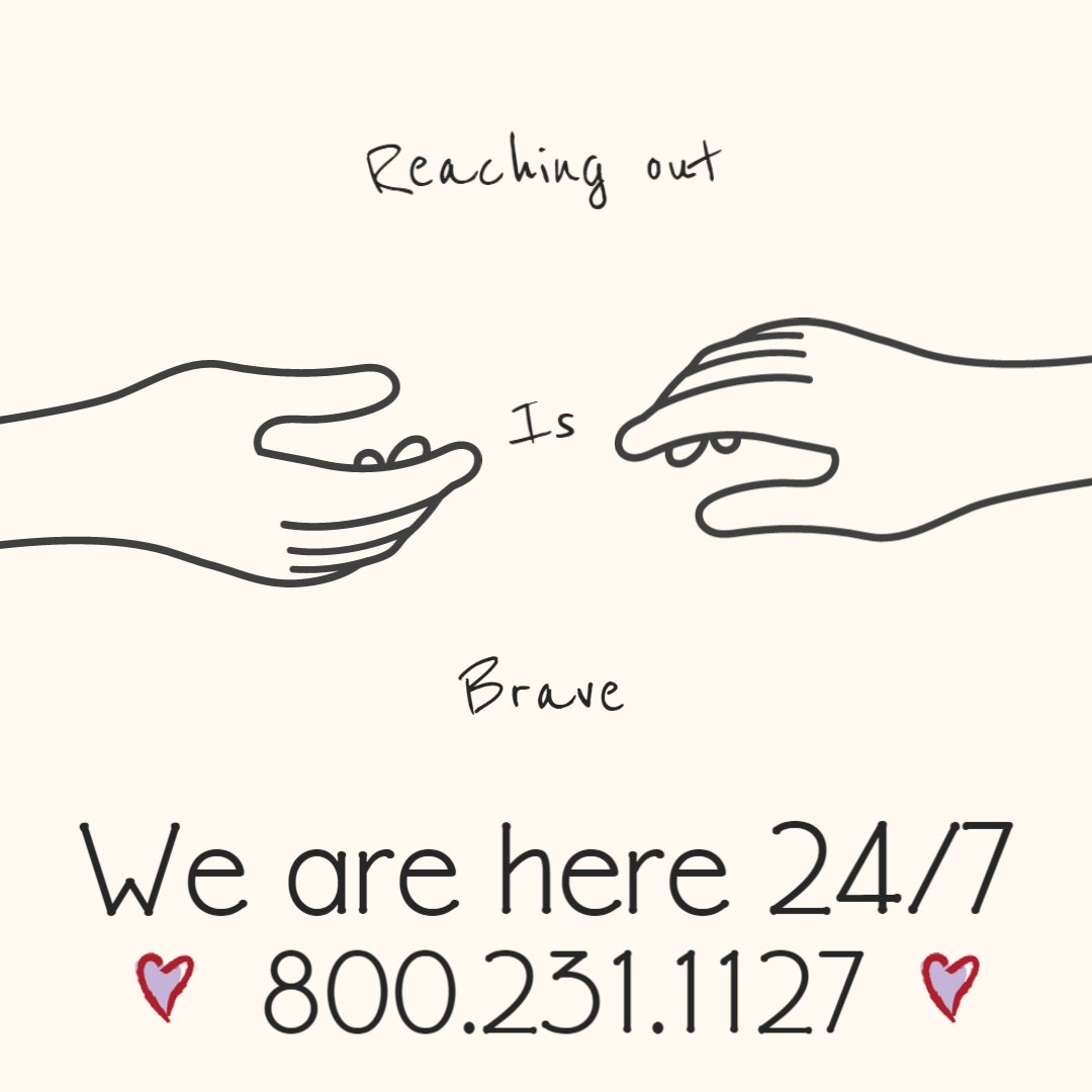 For anyone that is struggling right now, please know that you are not alone.

Common Ground's Resource &amp; Crisis Helpline is available 24/7 - call or text 800-231-1127.