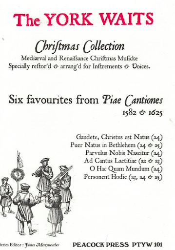JacksPipes's tweet photo. ‍🎄 Some festive Early Music for you! ‍🎄

'The York Waits Christmas Collection: Six Favourites from Piae Cantiones 1582 &amp; 1625' 

BUY: https://t.co/V1UFGIx5vg

#Medieval and #Renaissance Christmas music. Six Old Christmas songs in 2-5 parts. https://t.co/gg8z6JVPFC