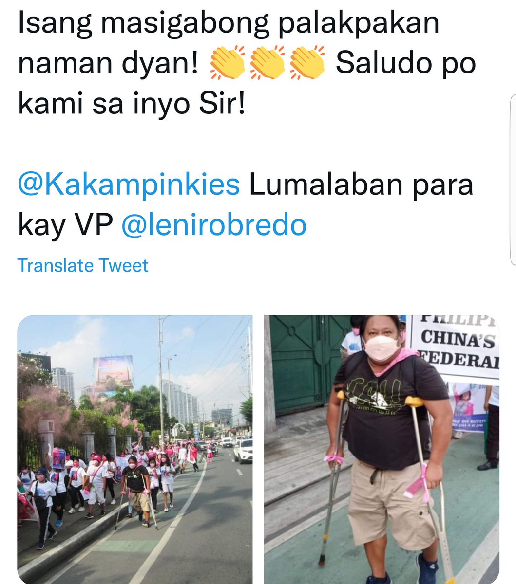 betty2015boop's tweet photo. Uri ng suporta na hindi kayang bayaran. #purevolunteerism  #kakampinkwednesday  ctto📸 https://t.co/sY8TiwWy4A