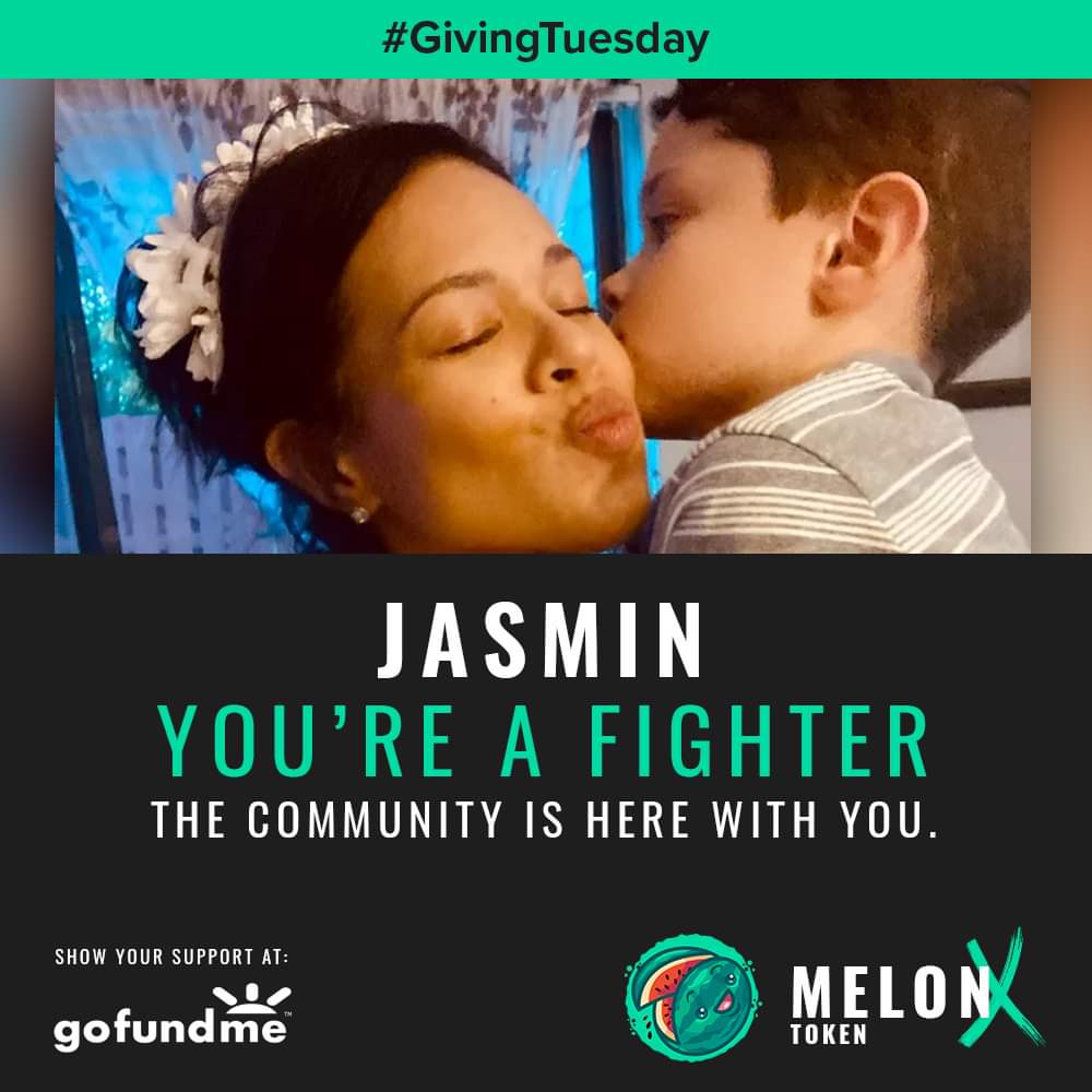 melontokenbsc's tweet photo. We are delighted to assist others in their fight against this awful disease. 
Jasmin, you are stronger than you think.

 You are in the thoughts of our entire community! ❤️🍉

#breastcancer #givingtuesday https://t.co/Lb6bheYpbn