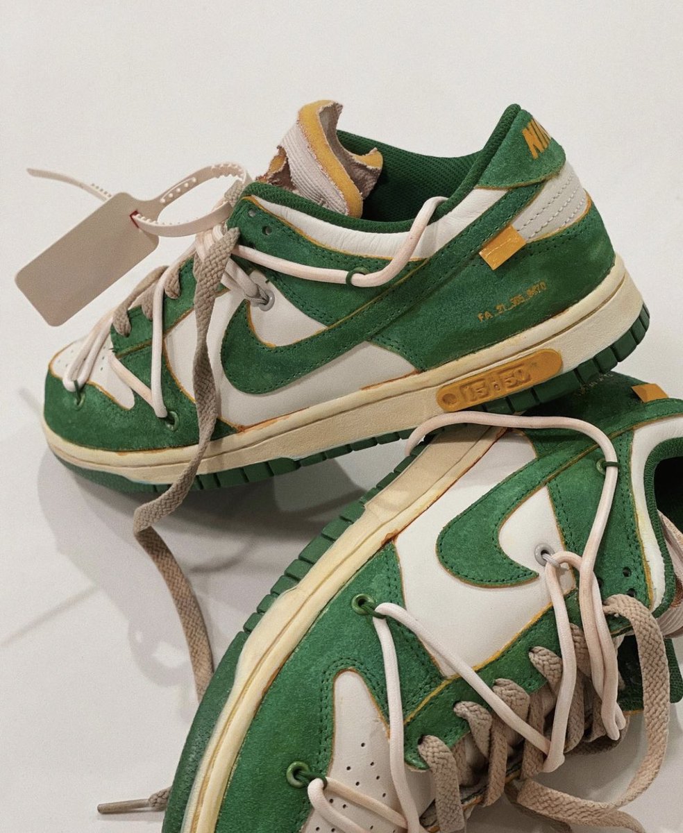 off white dunk low lace swap