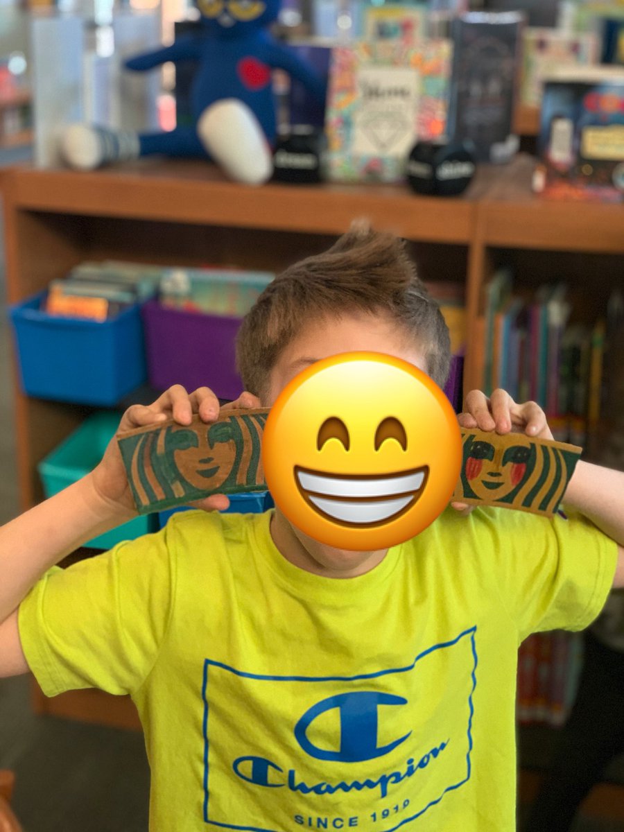 Coffee Bean Club Meeting today! We talked about being an upstander vs bystander then the kids decorated Starbucks coffee sleeves to bring some cheer to all the coffee beans out there! ☕️✨ #coffeebeanclub