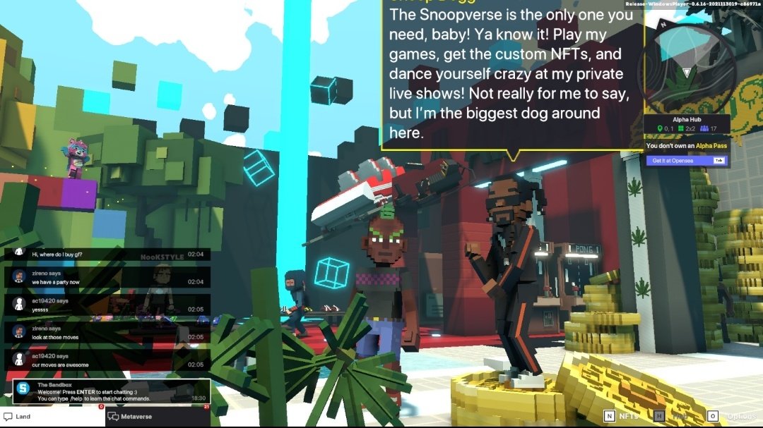 SandCastlesVox's tweet photo. @TheSandboxGame @SnoopDogg D o double G https://t.co/IRrBXg4d2Q