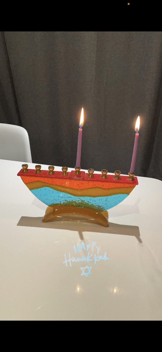 AHedmann's tweet photo. Tiny snowman ⛄️ and 🕎 Hanukkah art by students in room 105. Art and outdoor education @ValleyParkMS https://t.co/8tv78XIagA
