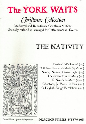 JacksPipes's tweet photo. 'The York Waits Christmas Collection: The Nativity' 👼

BUY: https://t.co/kg7uAnxktk

Medieval + Renaissance Xmas music. 7 Old Christmas songs in 3, 4 and 5 parts. Instrumentation suggests shawms, crumhorns, sackbutts and small pipes but they are equally suited to recorders. https://t.co/8vLMzvTREU