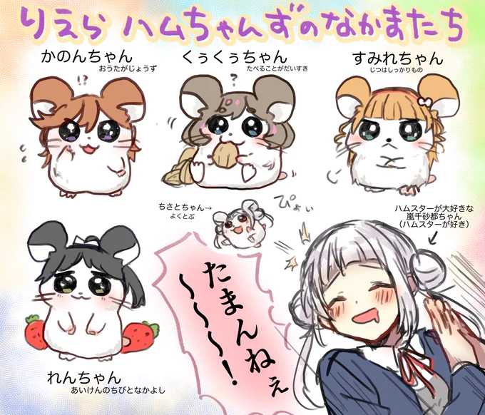 とっとこ🐹りえらハムちゃんず 