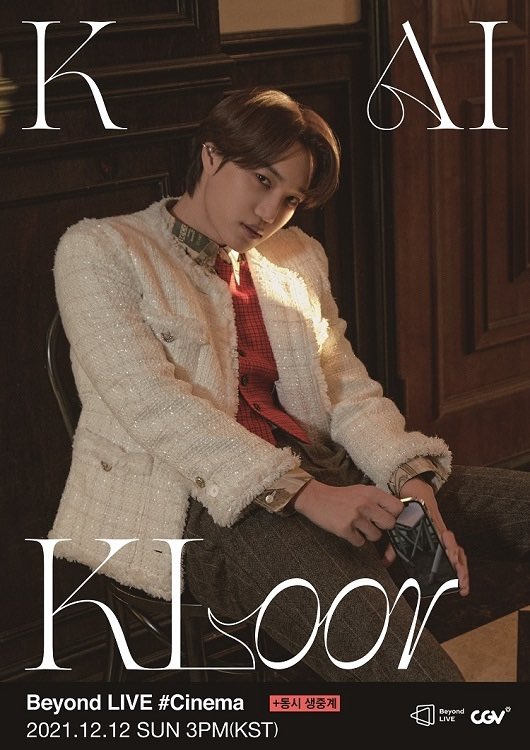 baekiosh's tweet photo. El concierto de Jongin ‘KLoor’ será transmitido en vivo en todos los cines de CGV Theatre por todo Corea del Sur. El primer concierto de Jongin será como una PELÍCULA!!! OMG 🔥 https://t.co/CxkpgCzlF7