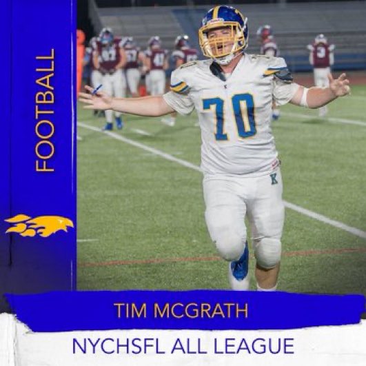 TimMcGrath110's tweet photo. Honored to be named NYCHSFL All League! https://t.co/GDptSKZTpO