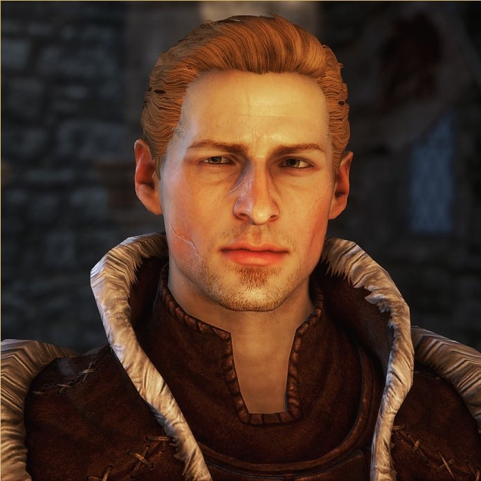 ButIAmAlexTho's tweet photo. @CallMeKevin1811  I realized you kinda look like Alistair Theirin from Dragon Age, and um are you doing this on purpose? 
Because I've been trying to get him with my Cousland Warden for a while now and I feel like I've found out I've been flirting with a former teacher online. https://t.co/uOWQ1vUPJm