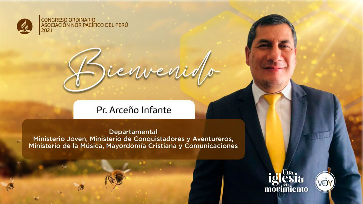 AdventistasANoP's tweet photo. El #VCongresoANoP elige al Pr. Arceño Infante como departamental de Ministerio Joven, Ministerio de Conquistadores y Aventureros, Ministerio de la Música, Mayordomía Cristiana y para los próximos 4 años, Dios bendiga su ministerio #UnaIglesiaEnMovimiento #Yovoy #RID https://t.co/eG5ywVgLAt