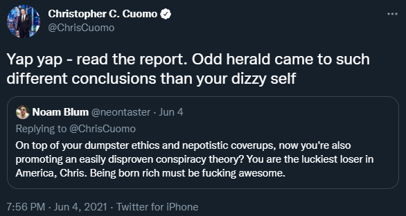 neontaster's tweet photo. Oh hey, just circling back on this to say lol get fucked. https://t.co/d0LAGAUqdP