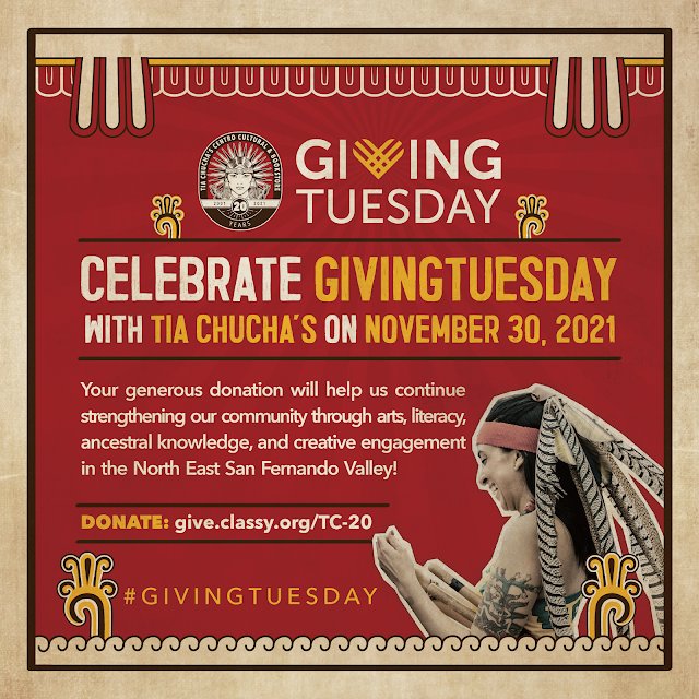 olivasdan's tweet photo. On #GivingTuesday, consider supporting Tía Chucha’s Centro Cultural &amp; Bookstore. There's still time to help this wonderful and important #indiebookstore reach its $75,000 goal!
https://t.co/BzQseRfQw1 @TiaChuchaPress @TiaChucha @luisjrodriguez #Sylmar #mydayinla https://t.co/AXrH92Umu1