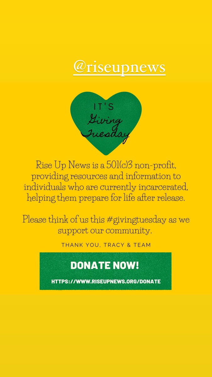 RiseUpNewsCincy's tweet photo. Please support us this #GivingTuesday 

https://t.co/1DYQI4e47h @MediaByAndForUs @WCPO @NBCNews @JoeNBC @ava @iheartpaps @prisonfellowshp @SentencingProj @MarshallProj @LucyMayCincy @ChrisSeelbach https://t.co/l0MGyHTAne
