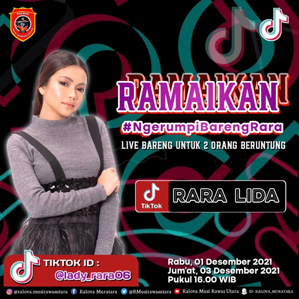 RMusirawasutara's tweet photo. Assalamualaikum. 

Hai hai hai🧚
Yuk seru-seruan bareng @lida_raravc
 "RAMAIKAN" #NgerumpiBarengRara live di tiktok nya kesayangan yups. Don't forget guys 💫🤗

#RaraLIDA
#RalovaIndonesia
#RaraIDA2021 https://t.co/CKIPrvzCh9