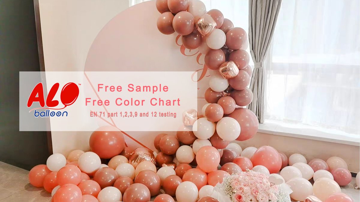 AloBalloon's tweet photo. https://t.co/brL1ltvwf1
Welcome to the live show of ALO balloons. You can get free sample and free color chart of balloons https://t.co/ZtWjUMN9en