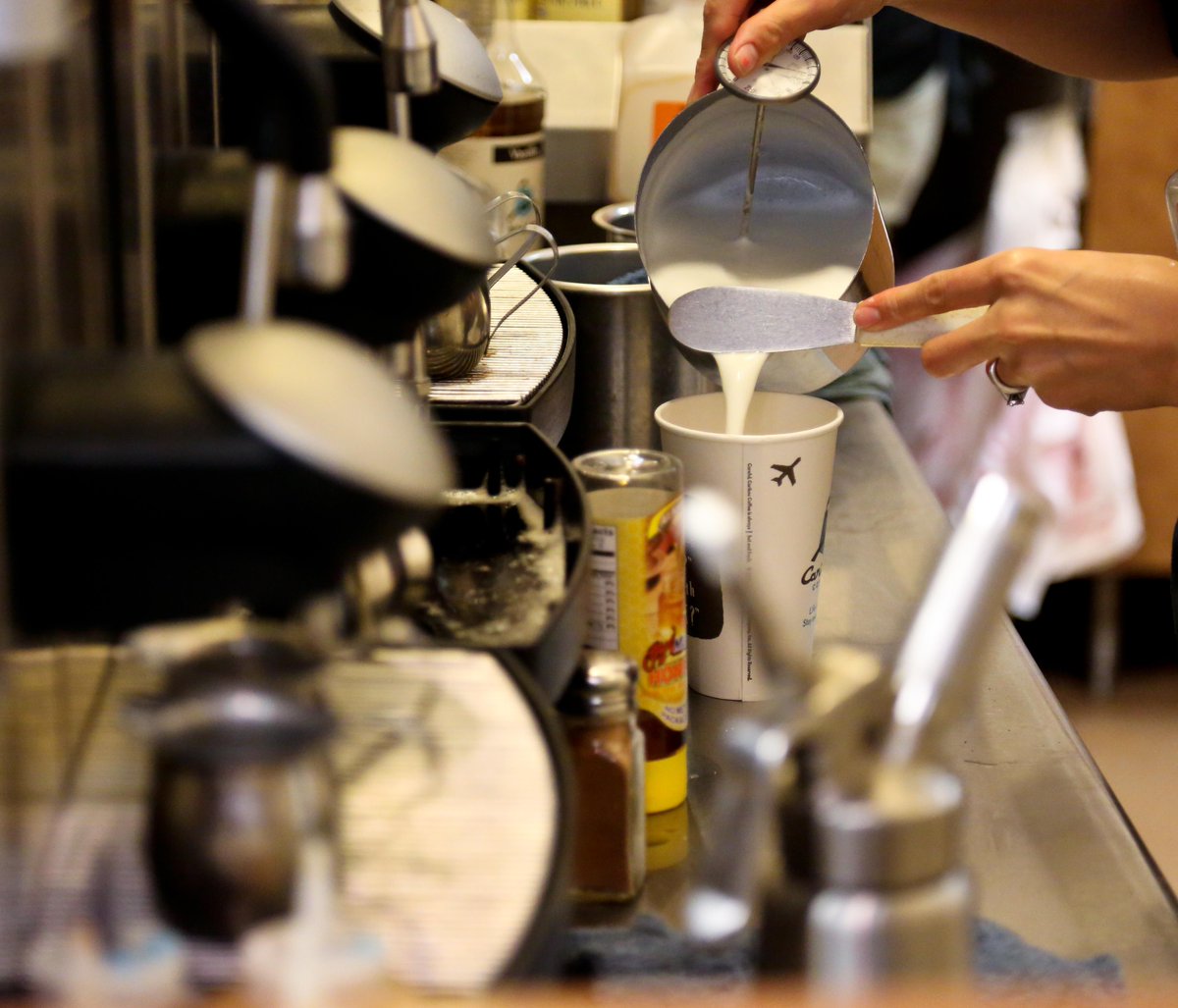 A <a href="/cariboucoffee/">Caribou Coffee</a> ☕️ opens soon at DEN! Join an upcoming job fair held by concessionaire <a href="/MissionYogurt/">Mission Yogurt, Inc.</a> to learn about opps at Caribou or 1 of their other restaurants at DEN! 10 a.m.-2 p.m., 12/2 + 12/9 at Caribou’s new location in the terminal on Level 6. bit.ly/3xMeokX