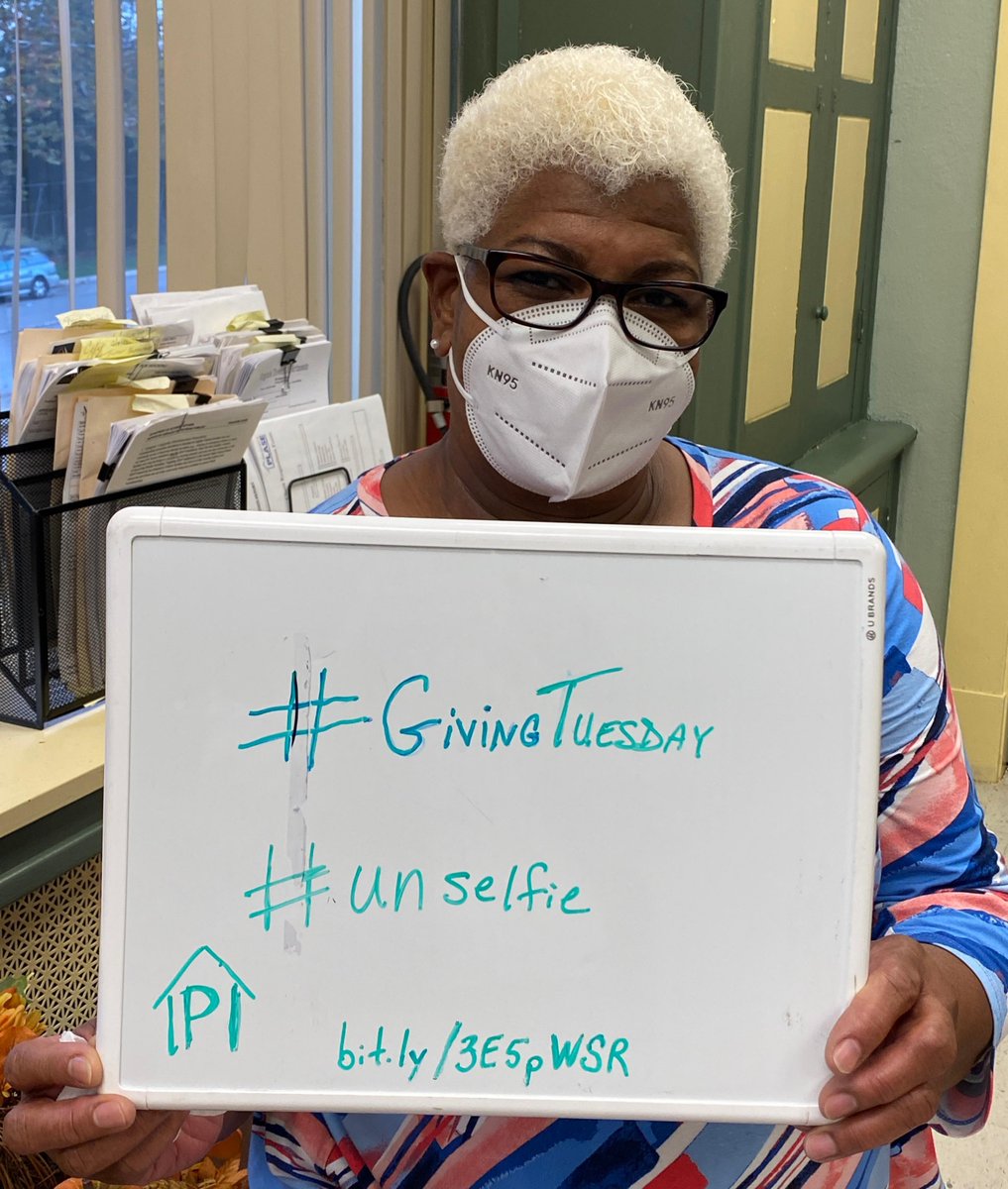 projectPLASE's tweet image. Diane knows how important today is and how important you are to making  it a success. Be an #unselfie like Diane and donate  tonight to #ProjectPLASE for our  #GivingTuesday campaign:  bit.ly/3E5pWSR