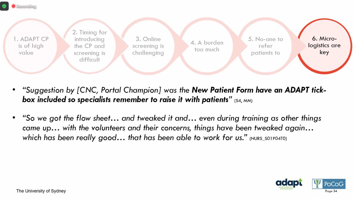 POCOG1's tweet photo. It is also critical to pay atention to the detail - micro-logistics were critical to successful implementation of #ClinicalPathway - it takes a team!
#POCOGVSM #PsyOnc #OzOnc https://t.co/ToKckYMU8J