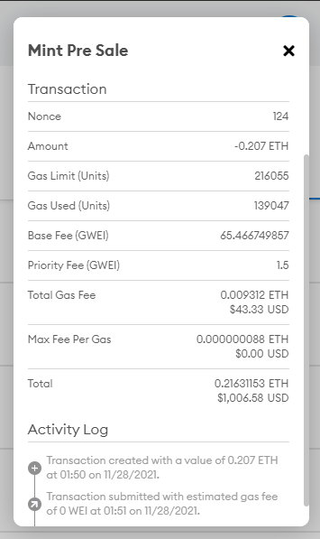Stormi2der's tweet image. Im with @Alphageek79 and @BassFaceAnt on this one. @AveragePunksNFT manage a smart contract that saved all our members major gas fees. And this was for 3 mints too! They are still minting now too, so dont sleep!

#AveragePunks #NFTCommmunity #NFTLAUNCH