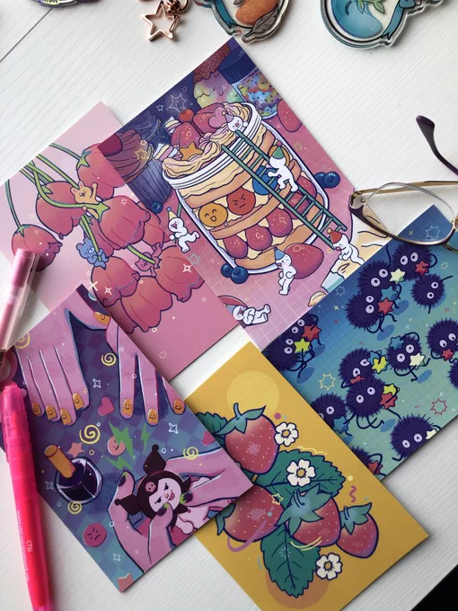 💌 these are leftovers meaning i have limited quantity + grade b items are available!
💌 MYSTERY GRADE B PRINT BUNDLE: you'll be able to get 5-7 random Grade B prints in this bundle at a discounted price! these prints will be randomly picked from my CSM, JJK, and HQ fanart 🤗 