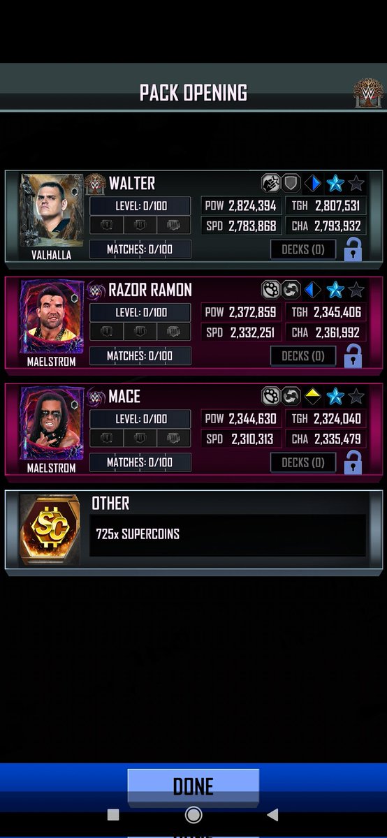 Paydar_codm's tweet image. 1/3 for Valhalla card in tbg #WWESuperCard