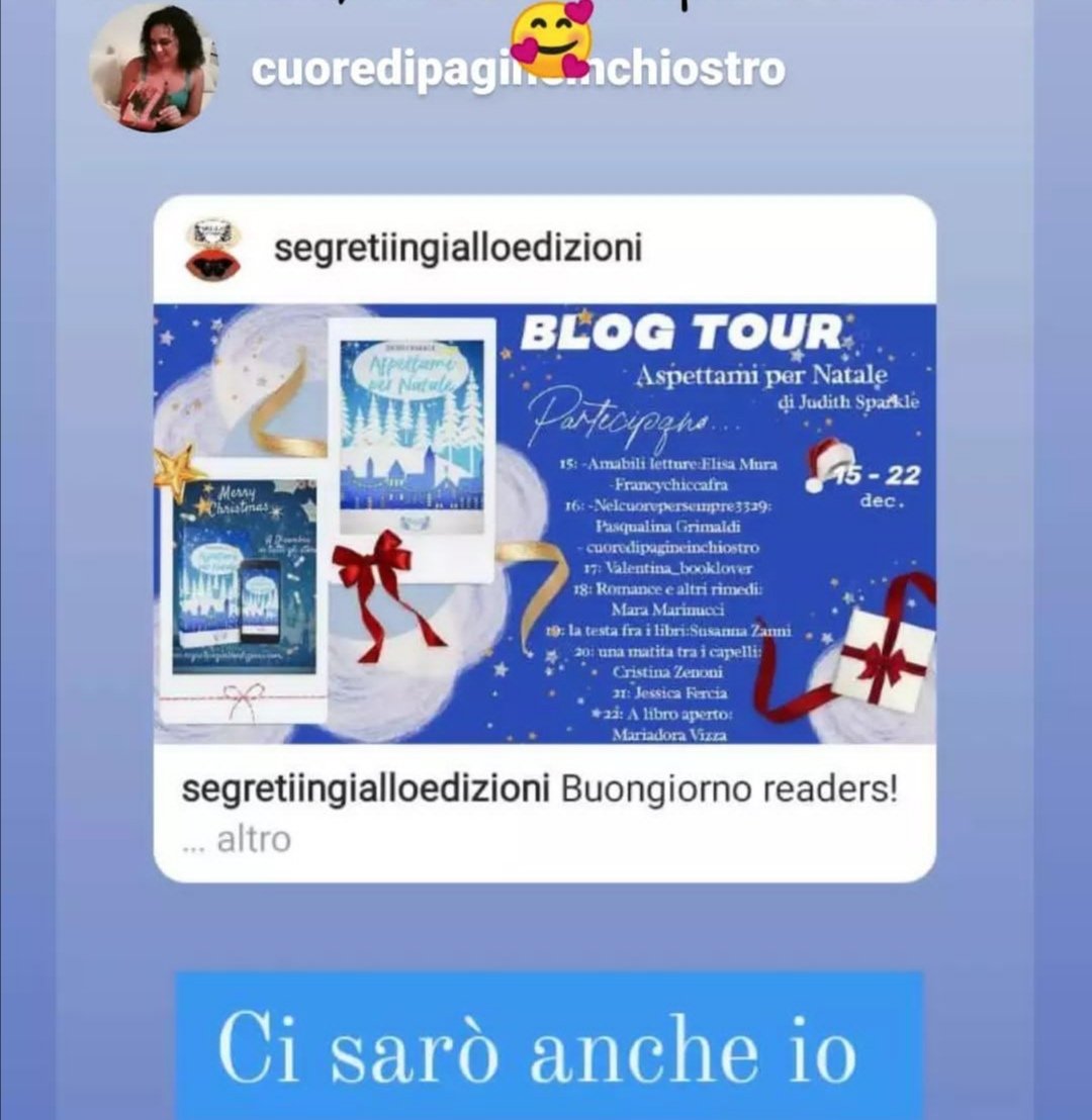 cappellodilibri's tweet photo. Grazie alle blogger che stanno leggendo il nuovo romanzo natalizio in anteprima 😍 Sono in trepida attesa dei vostri commenti
#AspettamiPerNatale
#romanzi #libri #natale #pubme @segretiingiallo https://t.co/2nU2l1IR29