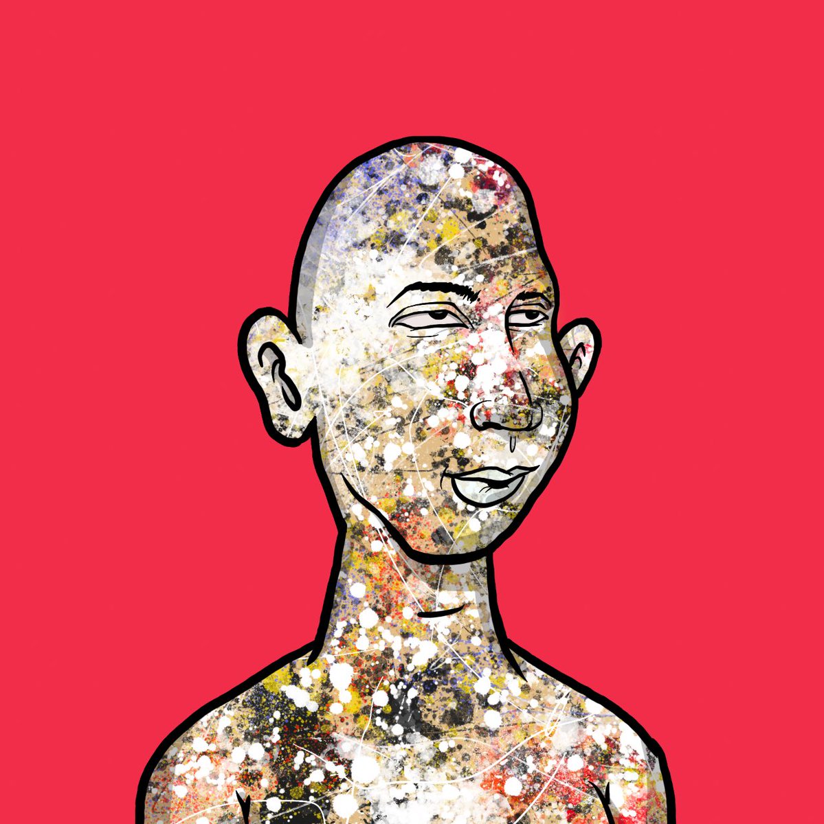 Theme_ETH's tweet photo. GM #NFT family. Where my Art Heads @? 

Sneak peek at one of the #ArtHistory skins, for a new collection I’m illustrating. 

My own rendition of a prolific artist I’ve always been interested in -  #pollock 

Please follow @ArtHeadsNFT for updates! 🚀🔥🎨

#NFTart #NFTcollector https://t.co/lF0B18M5l3