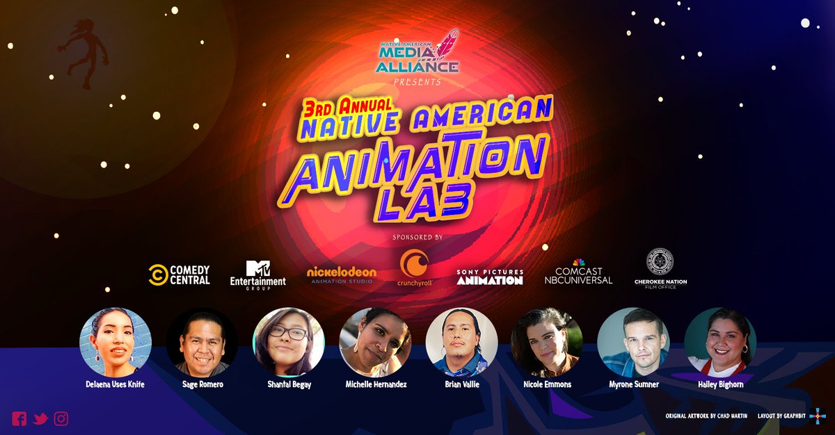 AllianceNative's tweet photo. Excited to announce the 3RD ANNUAL NATIVE AMERICAN ANIMATION LAB Fellows!
Check Out Them 0ut Here:
https://t.co/TO6Vb7WmxV
#NativeAmericanHeritageMonth #nativeanimation #animation #morenatives #nativeamerican #nativeartists #animatedseries #representationmatters https://t.co/tAtqjfEj62