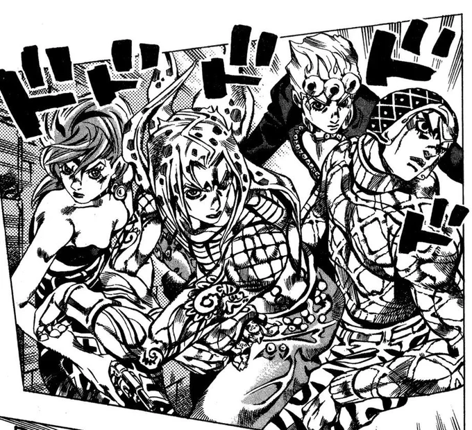 JoJo's Bizarre Adventure part 5 spoiler ⚠️ 
.
November 30, 1998, Manga chapter 577 "The Requiem Quietly Plays, Part 6" was released ! 