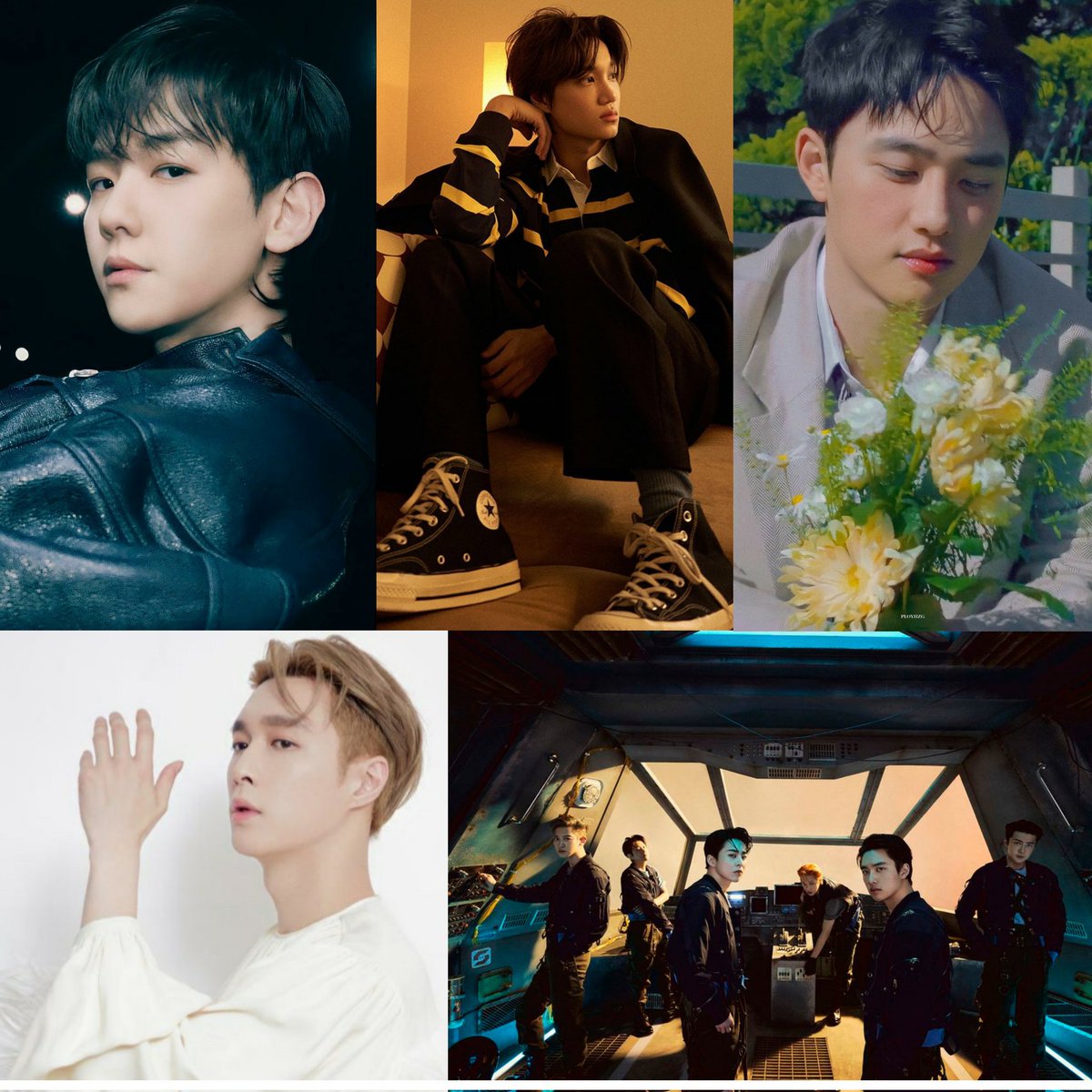 baekiosh's tweet photo. Baekhyun, Kyungsoo, Jongin, Yixing y EXO nominados a los premios de los ‘Asian Pop Music Awards 2021’, te vas por un segundo y los miembros ya están nominados en nuevos premios. EXO vs. EXO una saga que nunca acaba 🥺♥️ https://t.co/GTQDe9rFqi