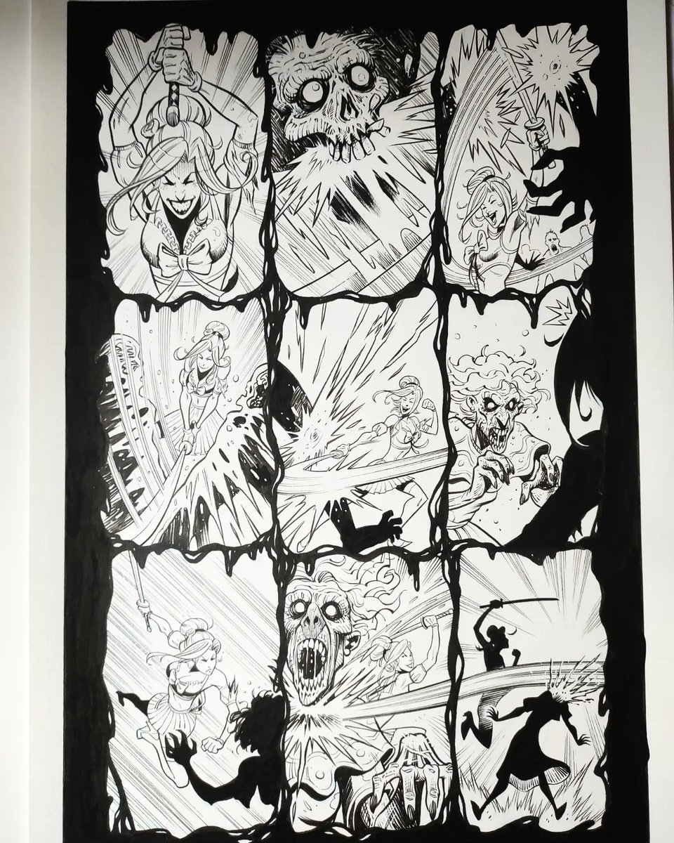 JordiTarragona6's tweet photo. Un par de pรกginas mรกs de "CINDERELLA VS ZOMBIES ๐๐๐๐ " Writer : Dave Franchini art: @JordiTarragona6 . @Zenescope #zenoscope #cinderella #zombies #ink https://t.co/bSGD64t2Q3