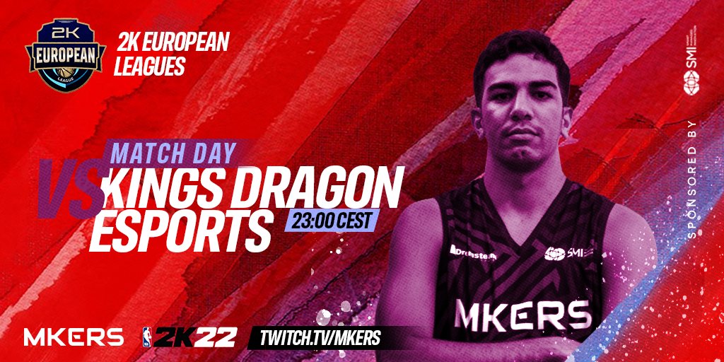 mkersofficial's tweet photo. Doppio appuntamento stasera con #NBA2K22! Go Mkers!

🕤 NOW!!!
🆚@PB86Esports
📺https://t.co/vv0sTPq5rv

🕚23:00 CEST
🆚@KingsdragonEs
📺https://t.co/oGCYI0dg22
🎙️@SweetChinMusig8 &amp; @Duduc_2k 

#GoMkers #MkersArmy  #2KEUML #NBA2k22 https://t.co/AwNmzJtStT
