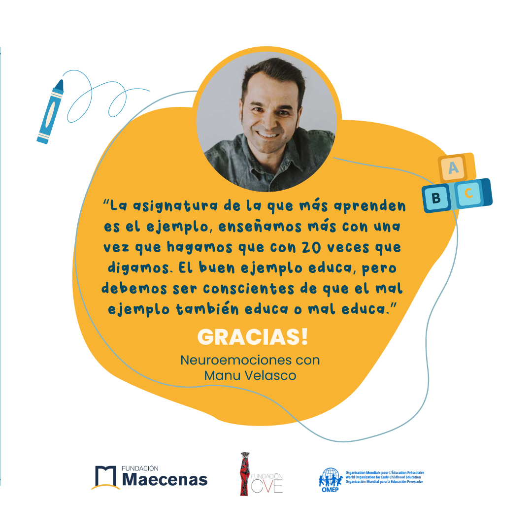 EducaExperience's tweet photo. 📲📚 Gracias @Manu___Velasco por ser parte de esta nueva edición de #EducaExperience! 👏🏼🥳
🎬 Pronto todos los inscriptos podráis revivir su conferencia de este #CongresoEducaInfantil en diferido! https://t.co/MJw6DAJLtw