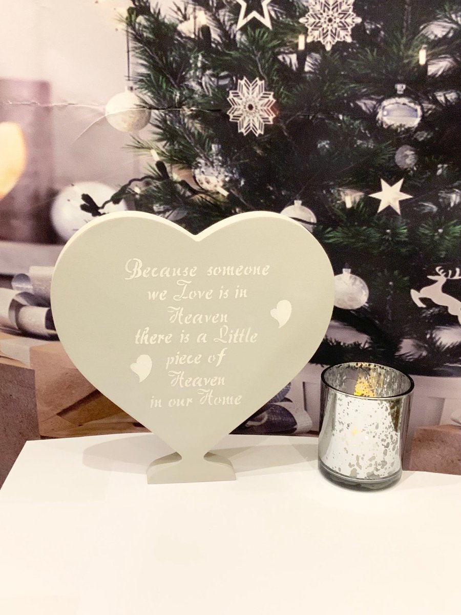 Excited to share my new design Someone we love is in heaven -  freestanding heart - Loving thoughts - Christmas Gift etsy.me/31jrdXC