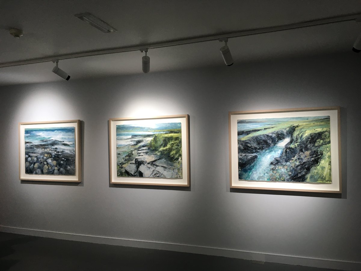 Donald_Teskey's tweet photo. Three works currently on show in 'Strands', on now at the Claremorris Gallery. Open Wed to Sat, 1 to 6 pm #donaldteskey #claremorrisgallery #acryliconpaper @ClaremorrisG https://t.co/YQPtnngiFv