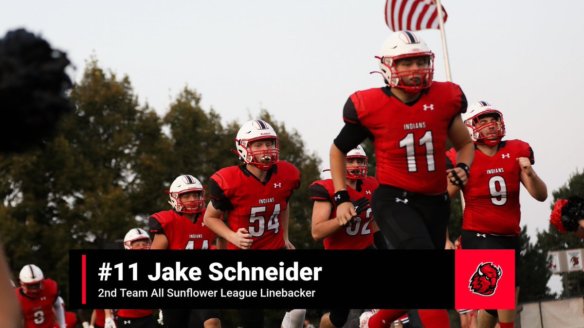 Congratulations to 2nd Team All League Linebacker Jake Schneider!