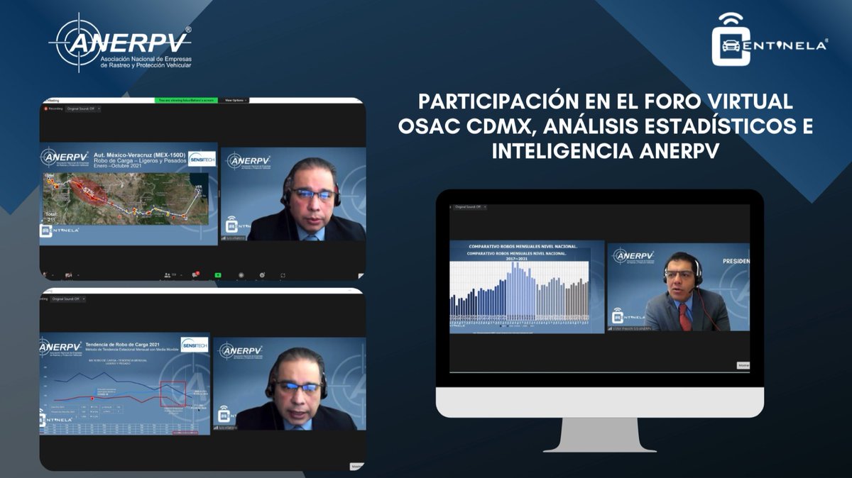 anerpv_mx's tweet photo. El día de hoy participamos en el #Foro #Virtual #OSAC CDMX, compartiendo estadística para mejorar la seguridad de nuestro país. #anerpvpropósitoycompromiso #estadistica #carreterasdemexico #condicionesdeseguridad #anerpvteinforma #inteligencia #seguridadencarreteras https://t.co/QaC2CgGIBG