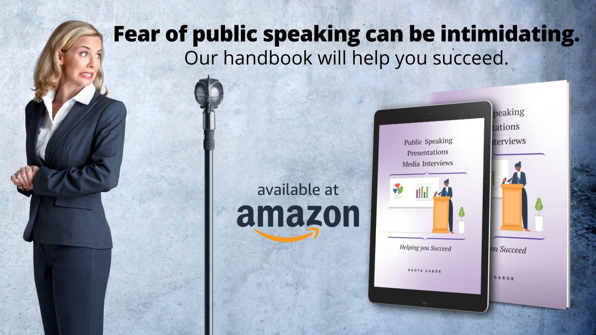 gaborgroup's tweet photo. Public speaking can be intimidating but it doesn’t have to be. Gabor’s handbook will help you succeed. Now available at Amazon: https://t.co/Rzt5YfHa70 #fearofpublicspeaking #publicspeakingtips #presentationtips #communicationskills https://t.co/wdt2drnAcc