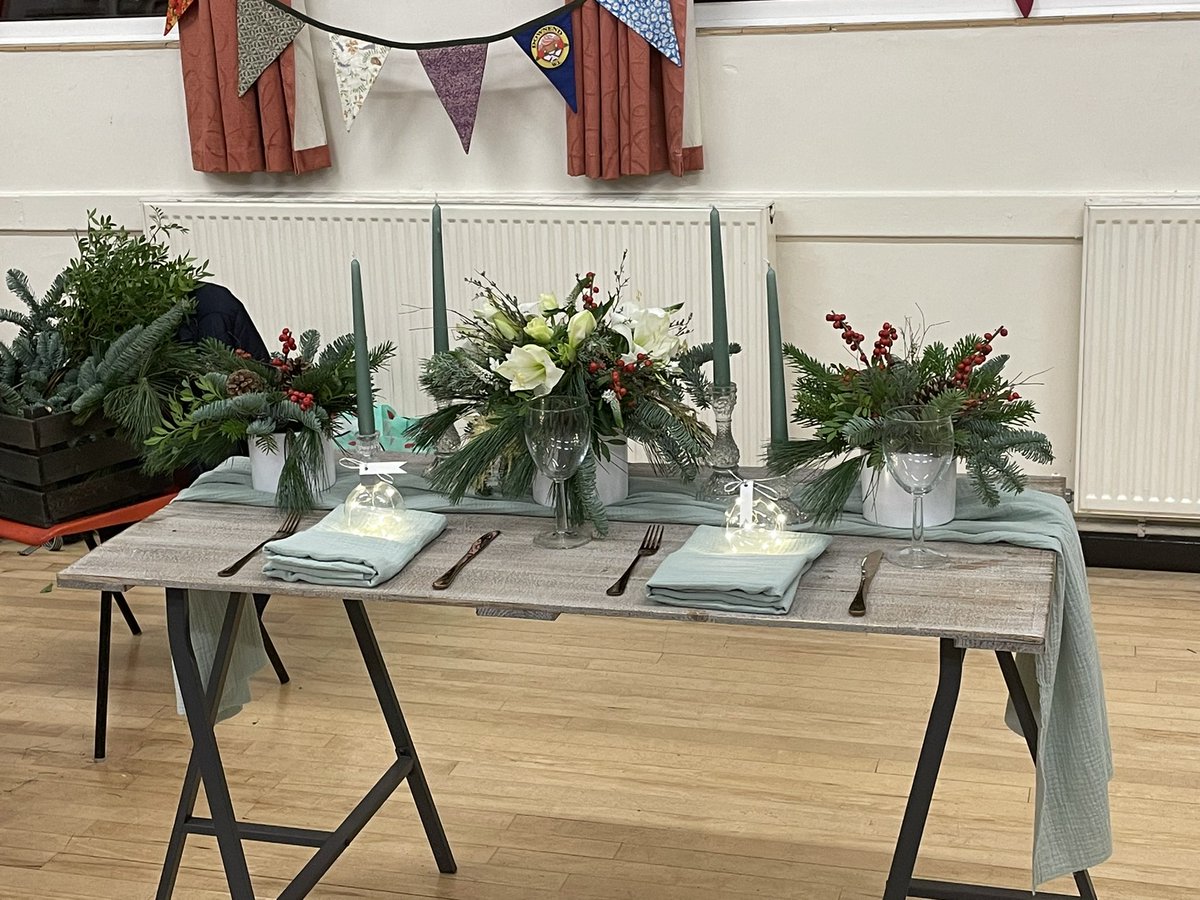 Finished table decoration - absolutely stunning!