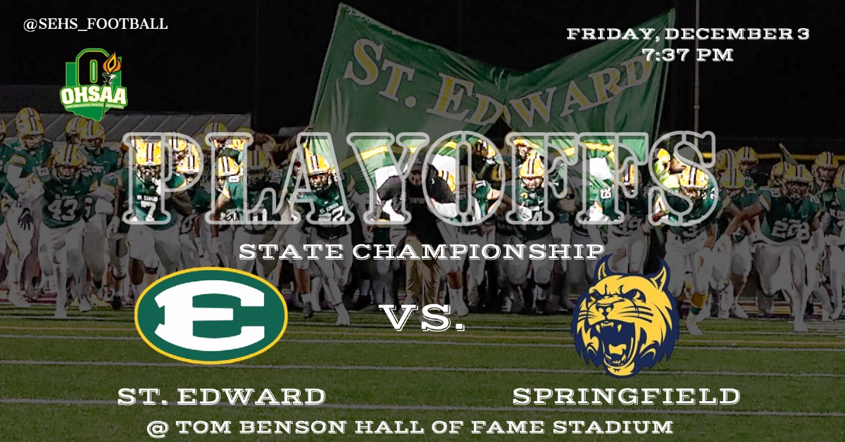 sehsathletics's tweet photo. Gameday - Playoffs! @SEHS_FOOTBALL takes on Springfield in the State Championship. #BuiltDifferent #TrustTheProcess #Brotherhood #HYOYWBH 

📍- Tom Benson Hall of Fame Stadium 
📺- https://t.co/sJzev7LjJP (Live Video)
📻- https://t.co/gy1DyWsRGu (Audio only)

📸- @captainsimages https://t.co/aVh01lDzAT