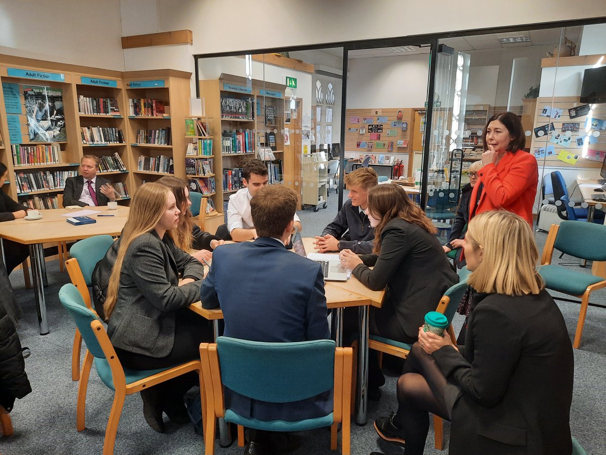 SGSWellbeing's tweet photo. A productive third project day at @DixieGrammar today.  These sixth form students have already had an impact on how their schools deal with stereotyping, problematic language and consent and have more plans in the pipeline. #SGSSenior #SGSWellbeing https://t.co/FzriguJzHe