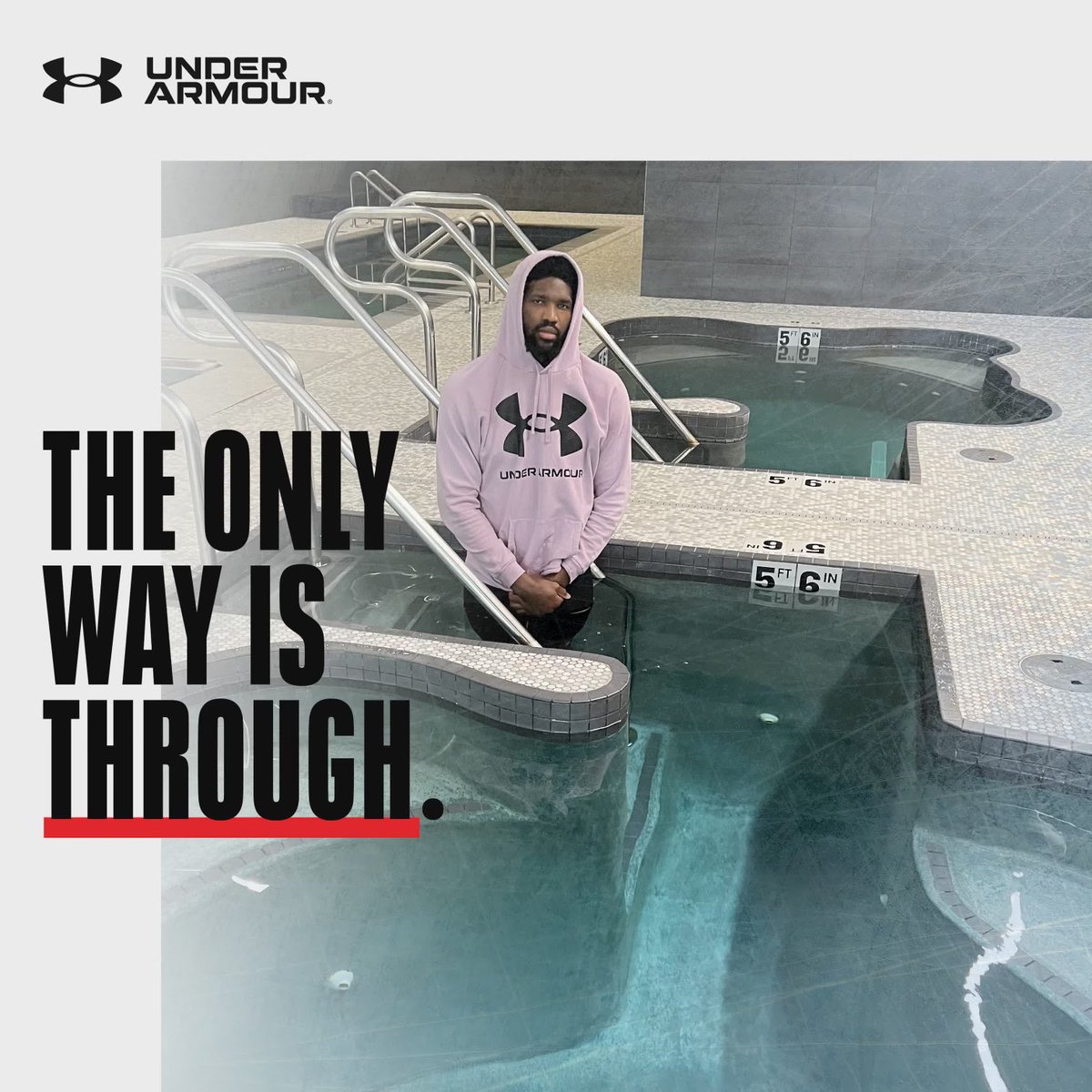 JoelEmbiid's tweet photo. Nothing like Philly winters…staying on my game to beat the cold #theonlywayisthrough https://t.co/lUNUy7DZYw