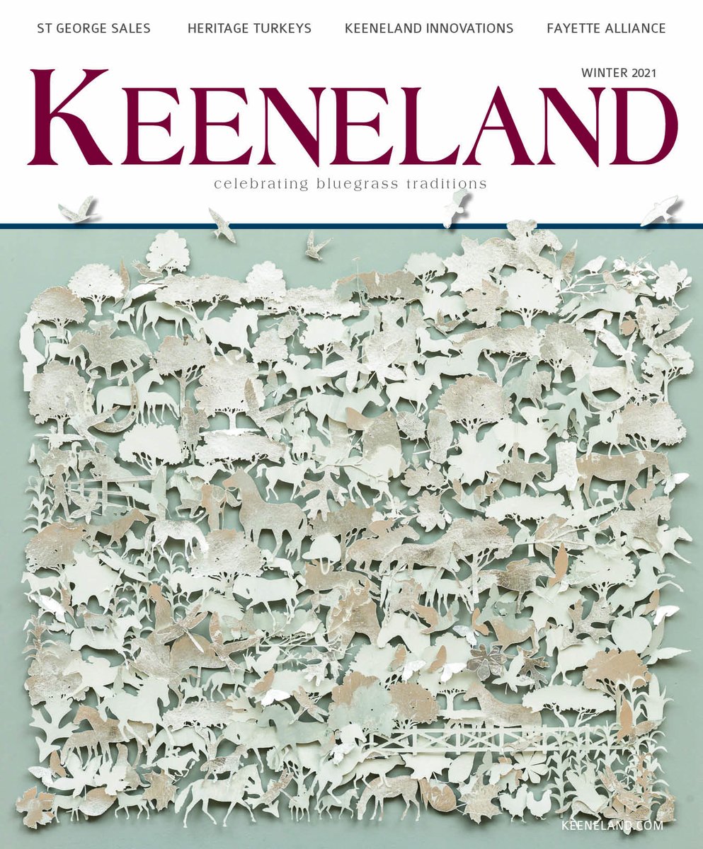 keeneland's tweet photo. The Winter 2021 issue of the @KeenelandMag is now available online! Read about innovation at Keeneland, a spotlight on author James C. Nicholson, St. George Sales, and more.

READ → https://t.co/stMOKBj4NJ https://t.co/EvCA0ENS2O